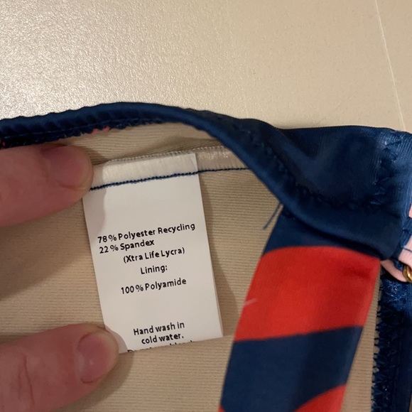 CAROLINA K Bathing suit top Bikini top w/ detachable straps Size XS - Picture 12 of 13